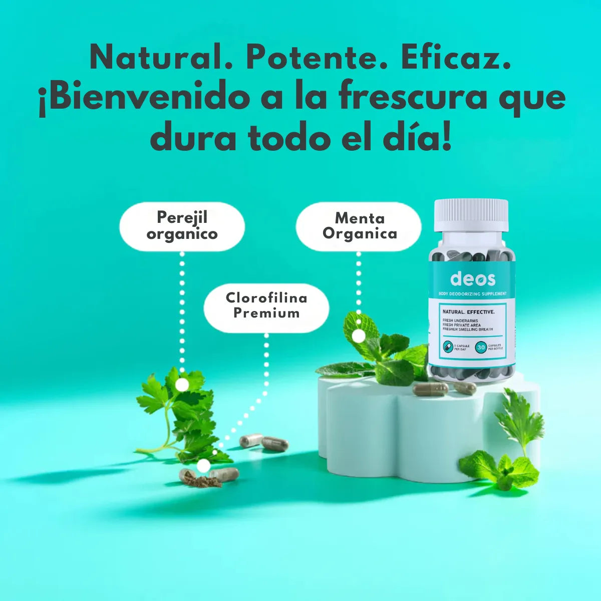 DEOS - Desodorante Interno en Cápsulas