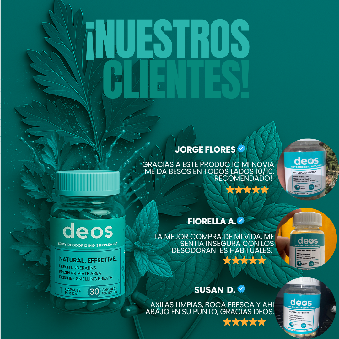 DEOS - Desodorante Interno en Cápsulas