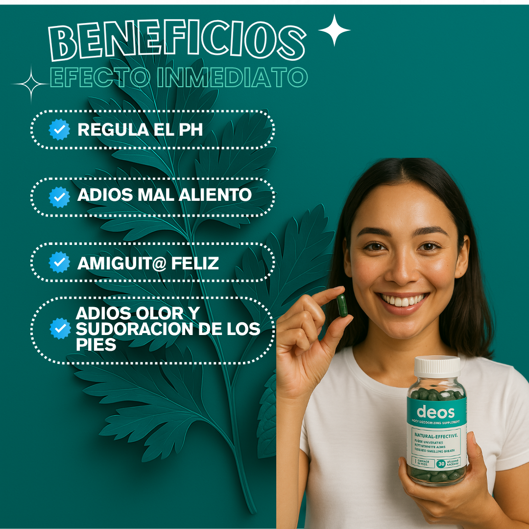 DEOS - Desodorante Interno en Cápsulas