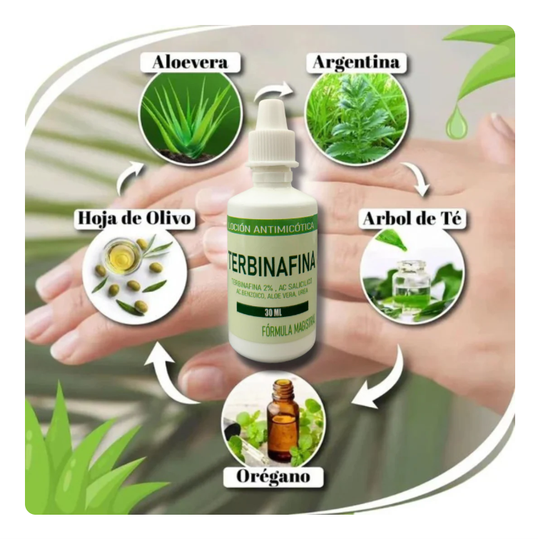 TERBINAFINA - GOTAS PARA HONGOS DE UÑAS
